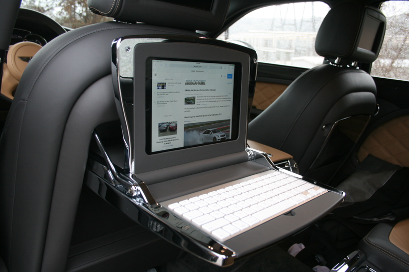 Illustration for article titled Champagne, iPads And Torque: The Bonkers Toys On This $406,527 Bentley